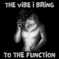 The Vibe I Bring To The Function Funny Wolf Meme Women's Hoodie thumb 2