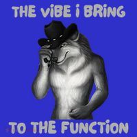 The Vibe I Bring To The Function Funny Wolf Meme Long Sleeve Shirt thumb 2