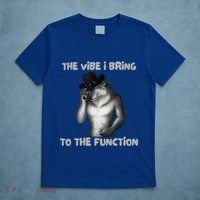 The Vibe I Bring To The Function Funny Wolf Meme T-Shirt thumb 5
