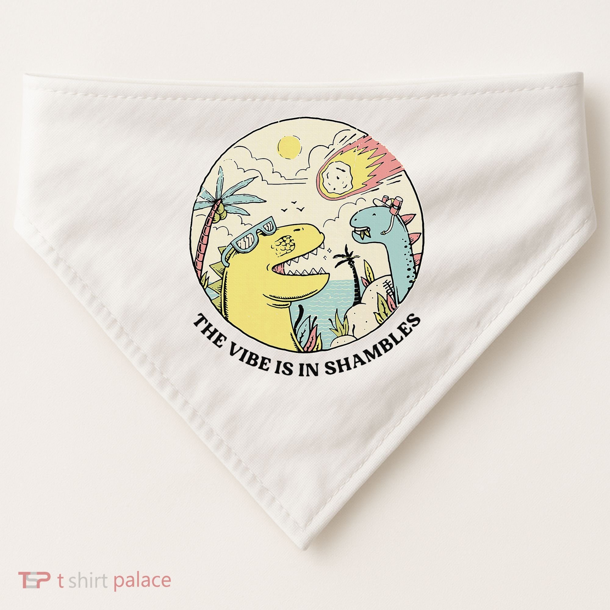 The Vibe Is In Shambles USA-Made Doggie Bandana