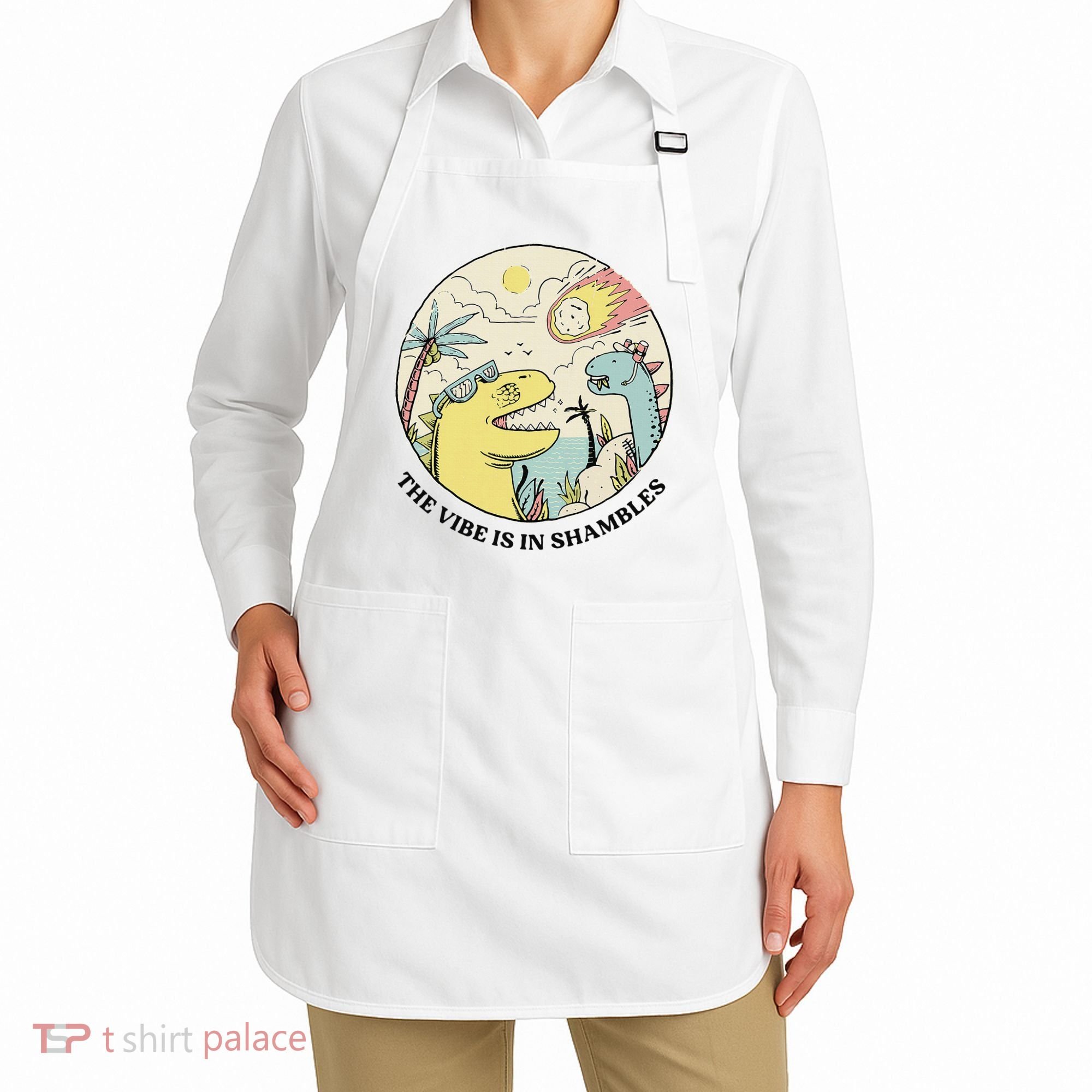 The Vibe Is In Shambles Apron