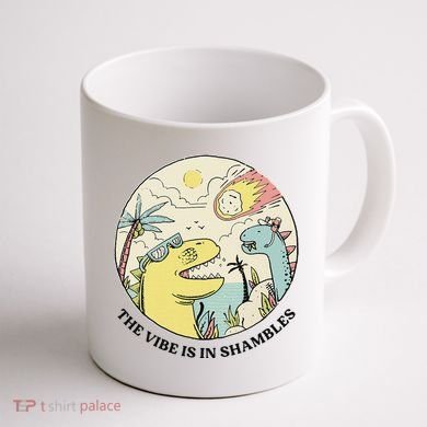 The Vibe Is In Shambles Coffee Mug back