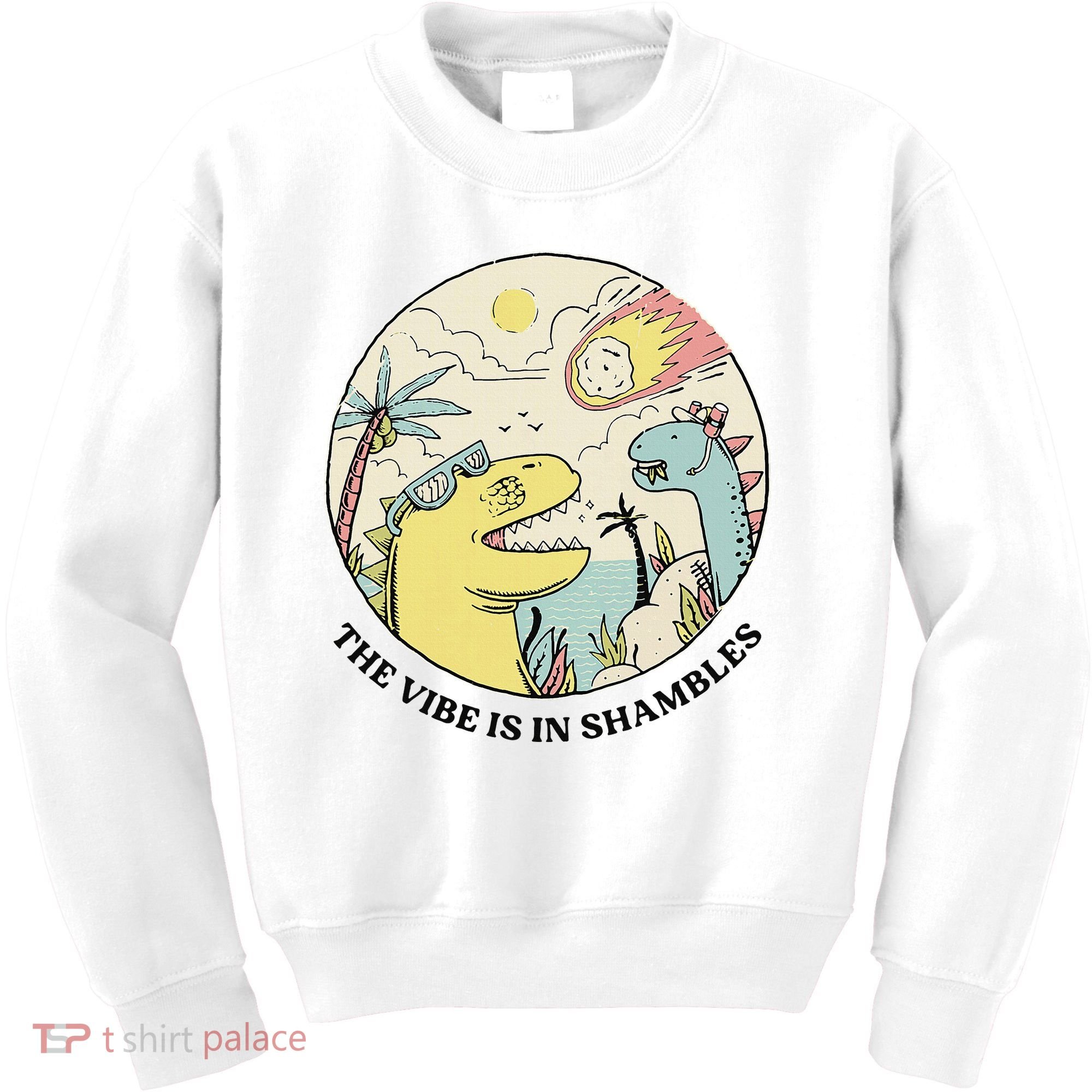 The Vibe Is In Shambles Kids Sweatshirt