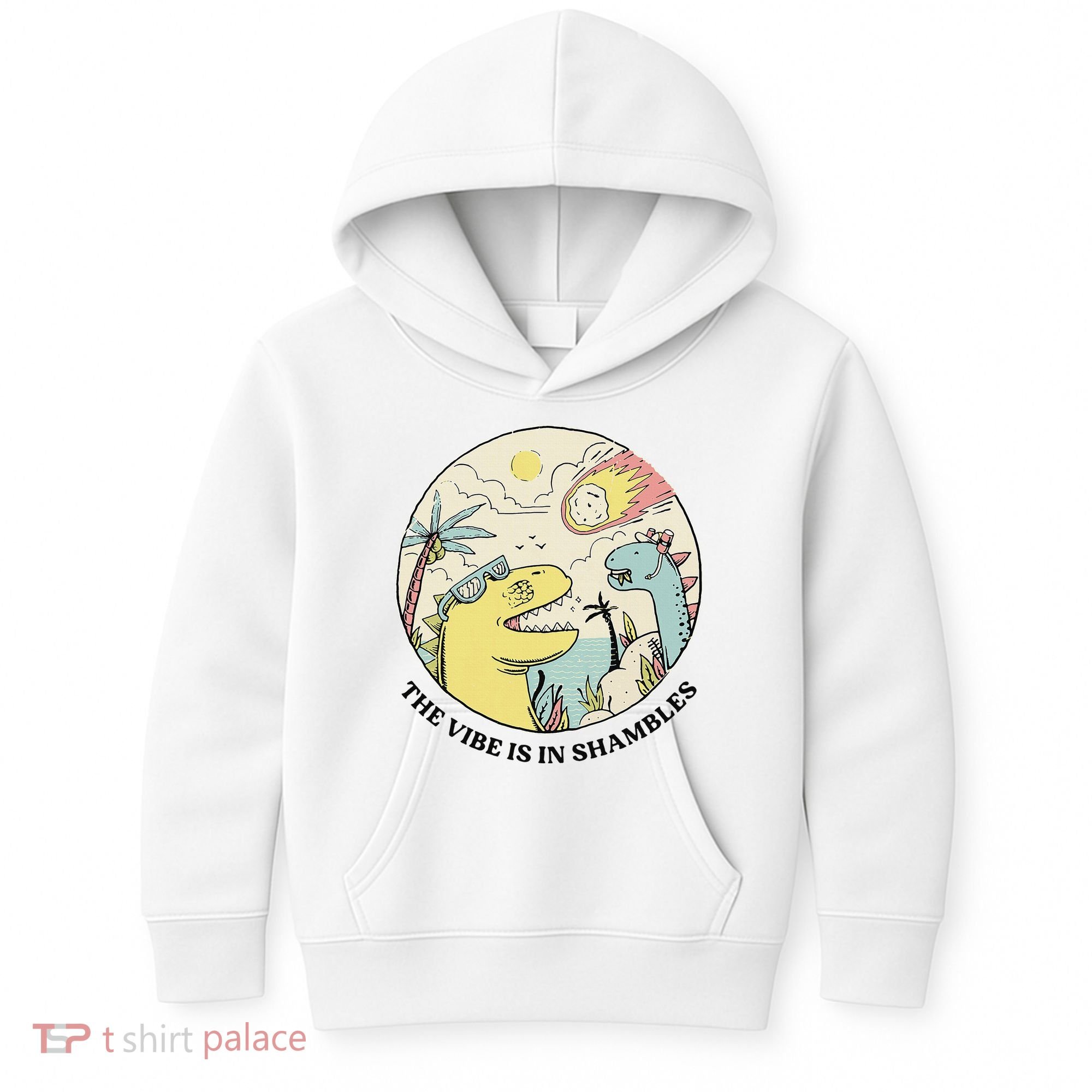 The Vibe Is In Shambles Kids Hoodie