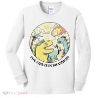 The Vibe Is In Shambles Kids Long Sleeve Shirt thumb 0