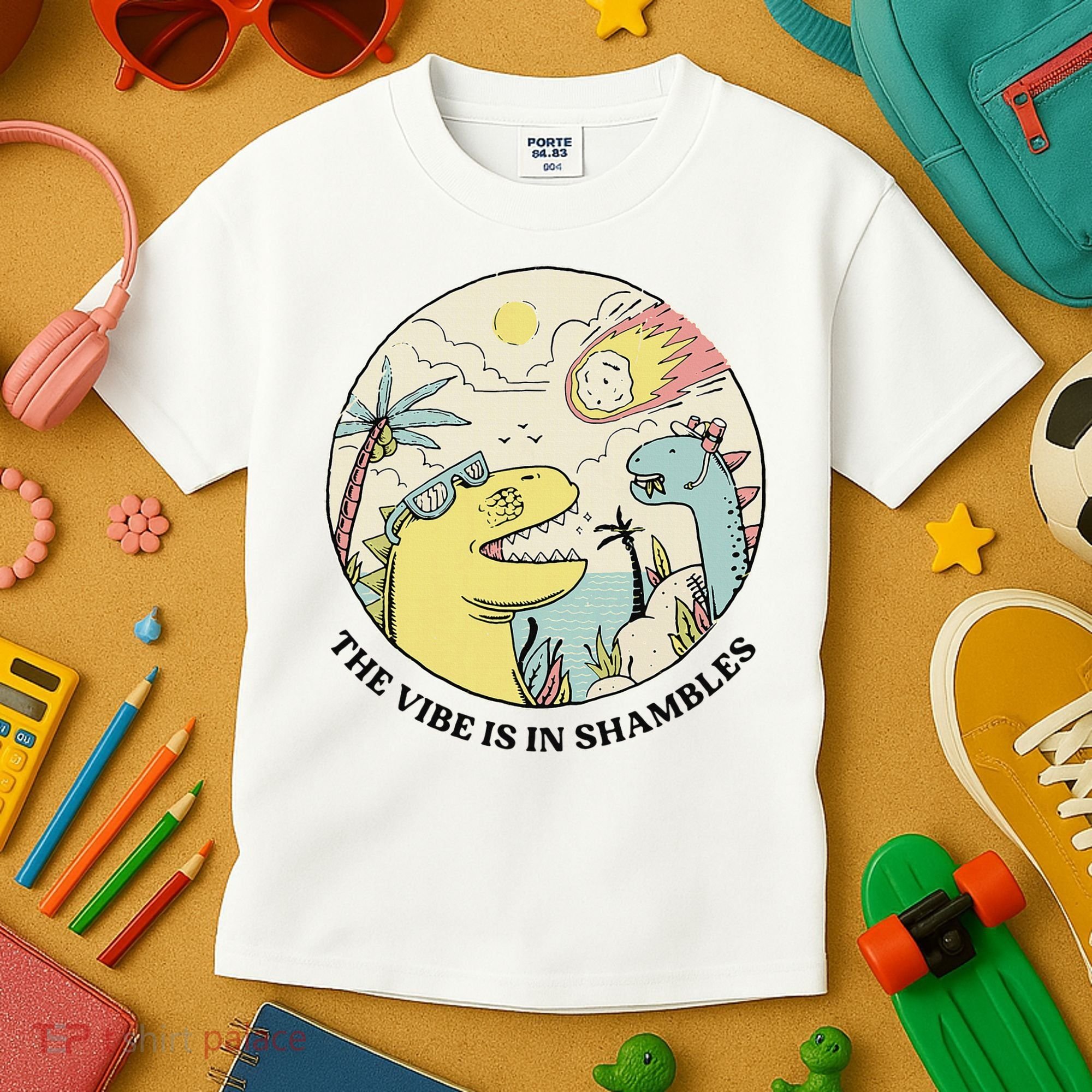 The Vibe Is In Shambles Kids T-Shirt