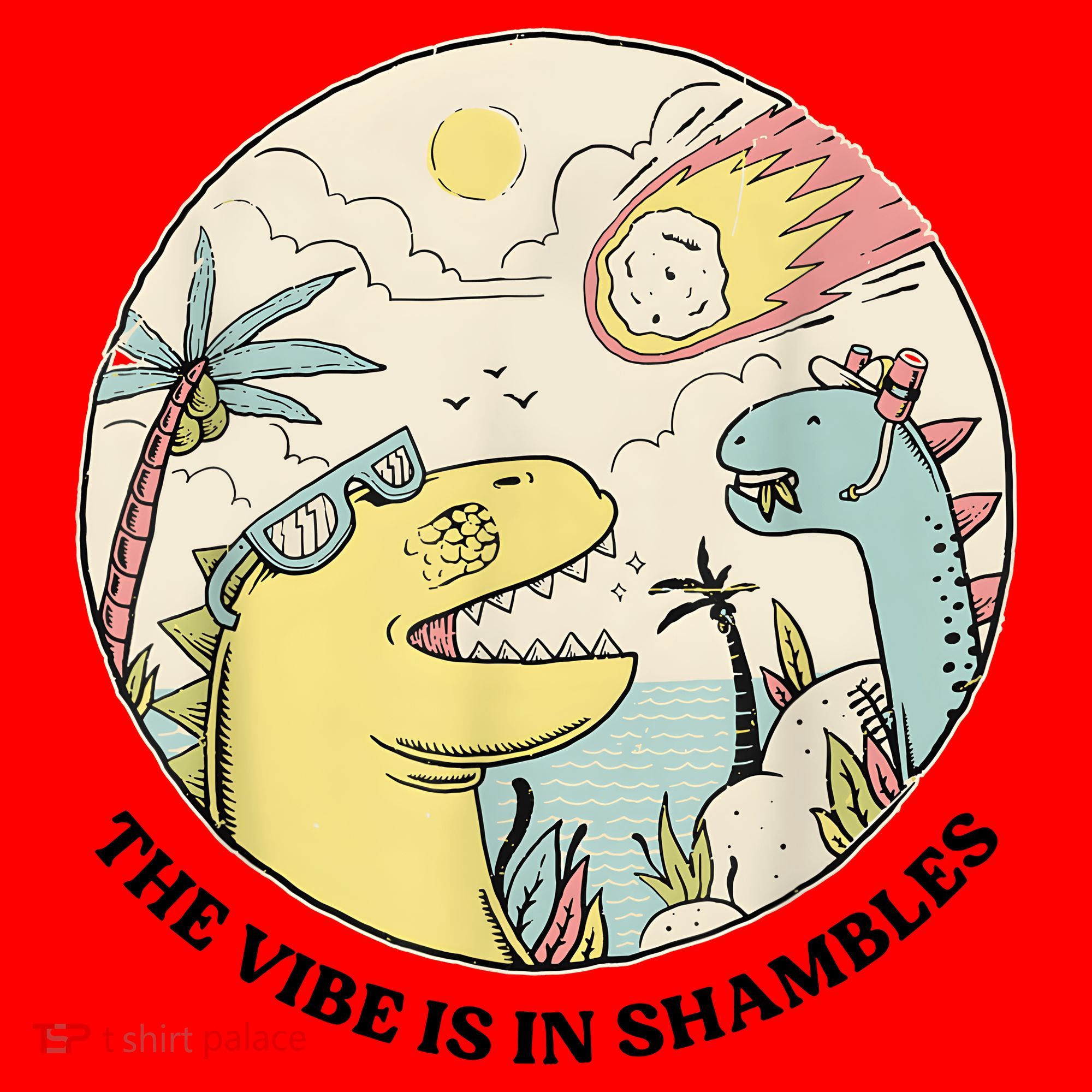 The Vibe Is In Shambles Santa Hat