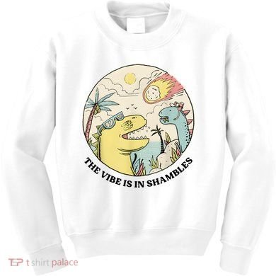 The Vibe Is In Shambles Kids Sweatshirt
