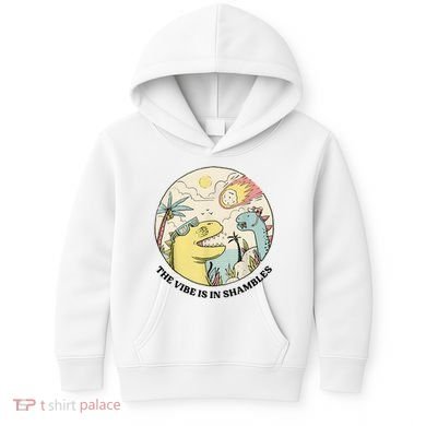 The Vibe Is In Shambles Kids Hoodie