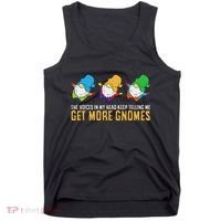 The Voices In My Head Keep Telling Me Get More Gnomes Tank Top thumb 0