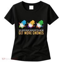 The Voices In My Head Keep Telling Me Get More Gnomes Women's T-Shirt thumb 0