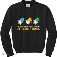 The Voices In My Head Keep Telling Me Get More Gnomes Kids Sweatshirt thumb 0