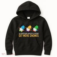 The Voices In My Head Keep Telling Me Get More Gnomes Kids Hoodie thumb 0