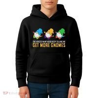 The Voices In My Head Keep Telling Me Get More Gnomes Kids Hoodie thumb 4