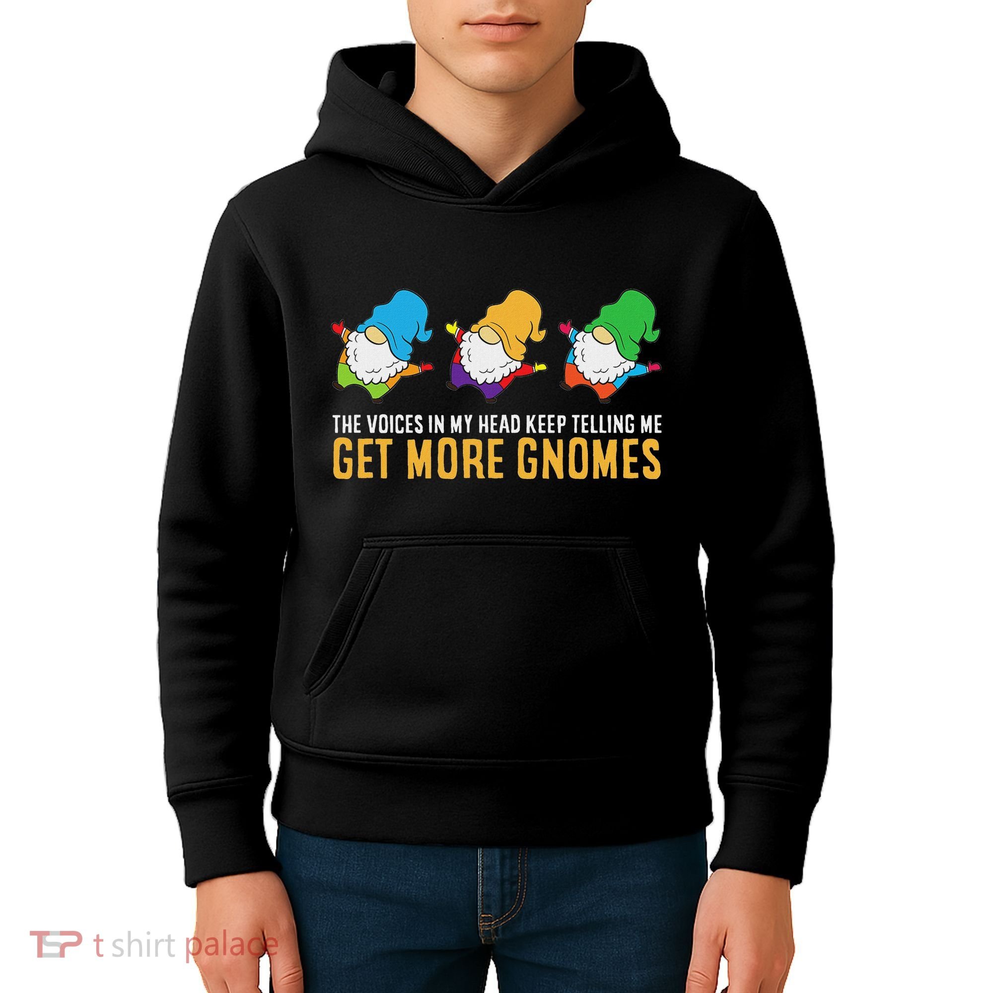 The Voices In My Head Keep Telling Me Get More Gnomes Kids Hoodie