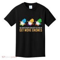 The Voices In My Head Keep Telling Me Get More Gnomes Kids T-Shirt thumb 0