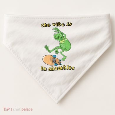 The Vibe Is In Shambles USA-Made Doggie Bandana