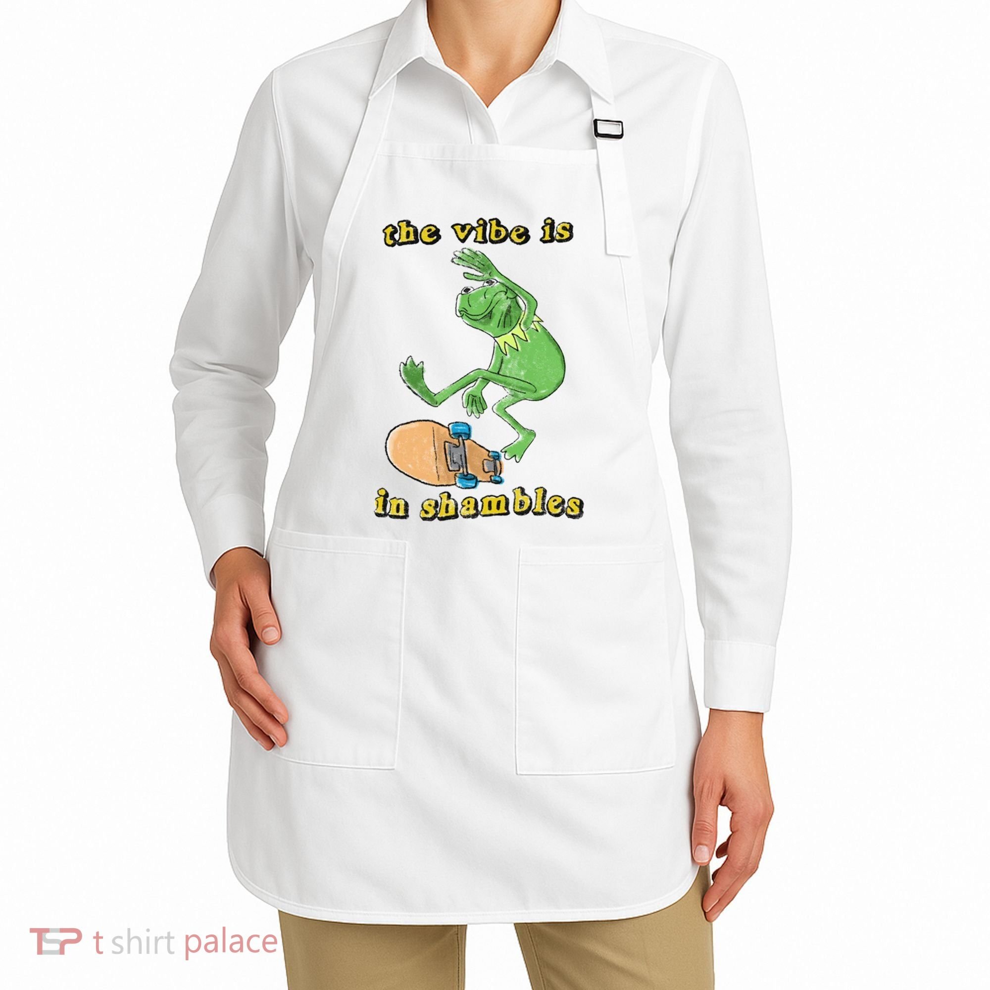 The Vibe Is In Shambles Apron