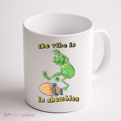 The Vibe Is In Shambles Coffee Mug back