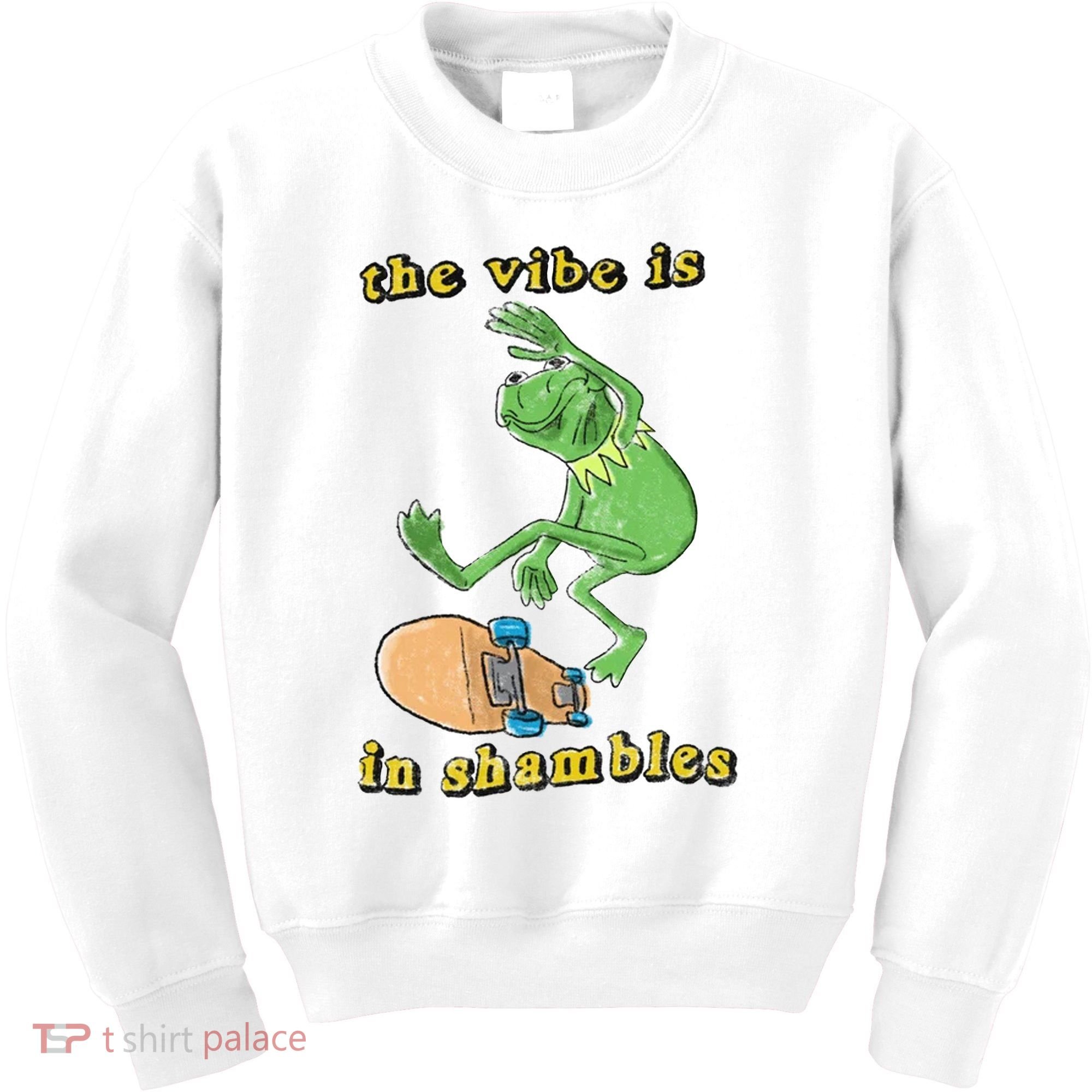 The Vibe Is In Shambles Kids Sweatshirt