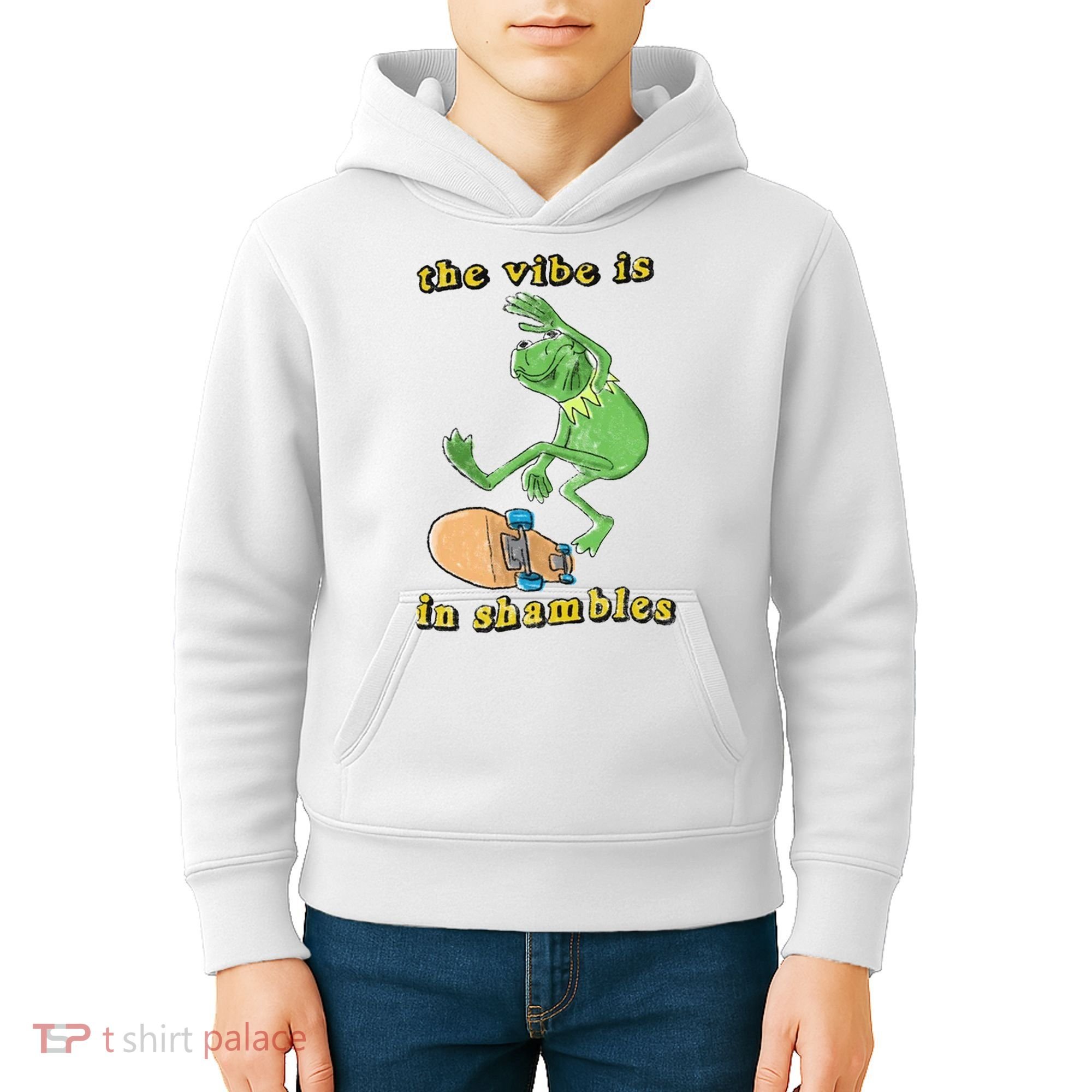The Vibe Is In Shambles Kids Hoodie
