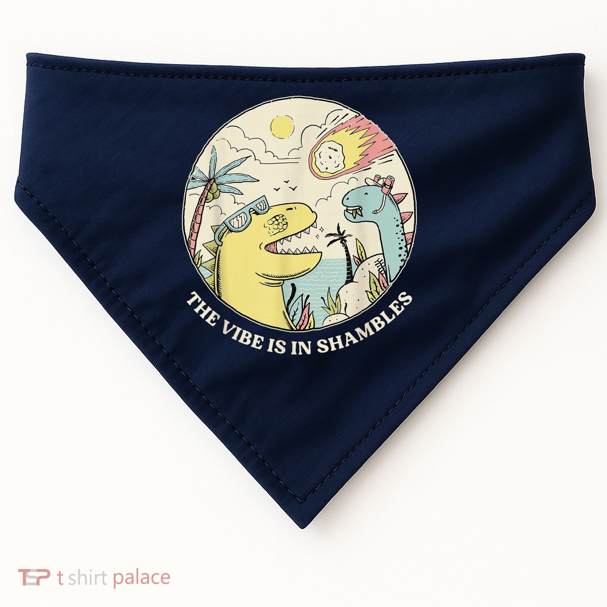 The Vibe Is In Shambles USA-Made Doggie Bandana