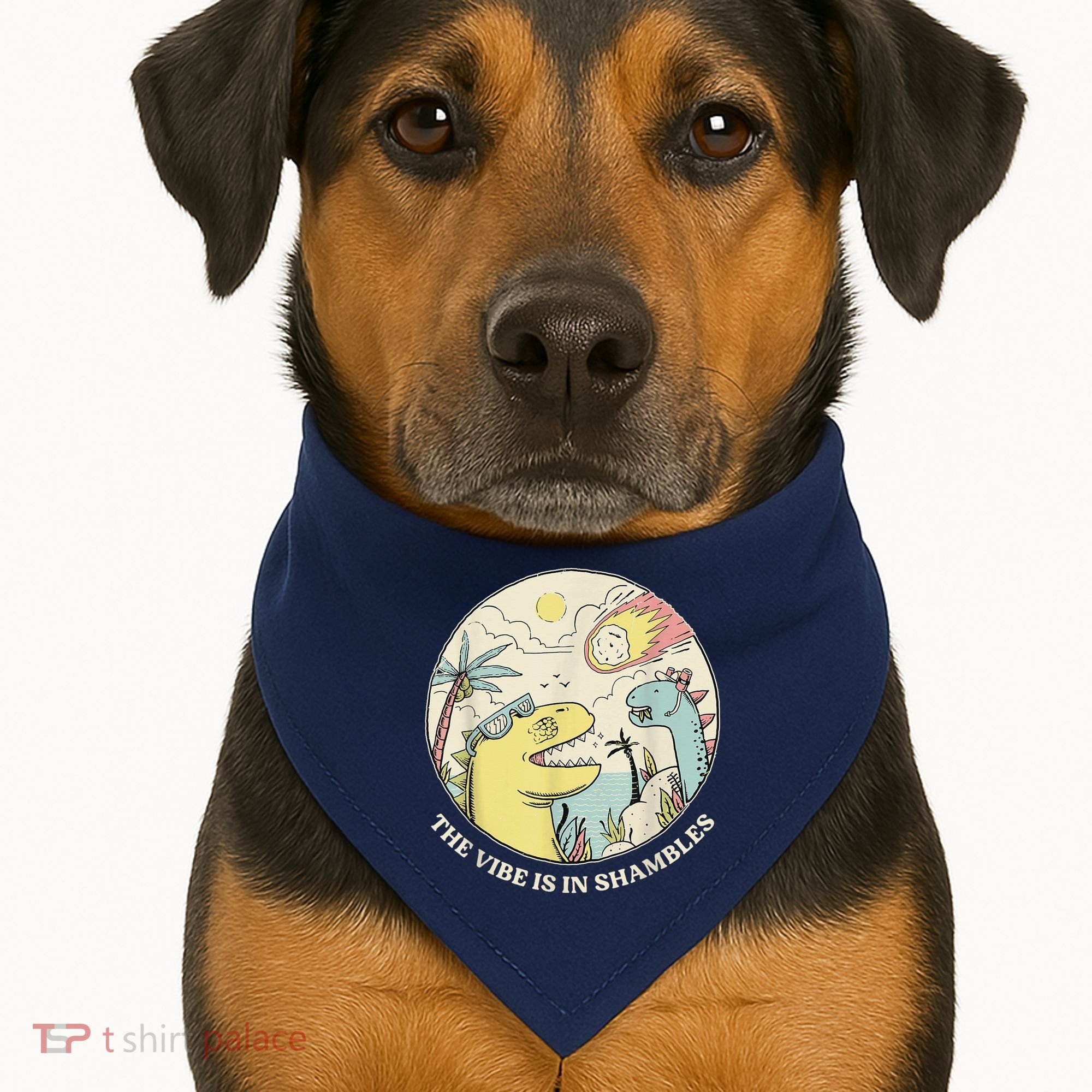 The Vibe Is In Shambles USA-Made Doggie Bandana