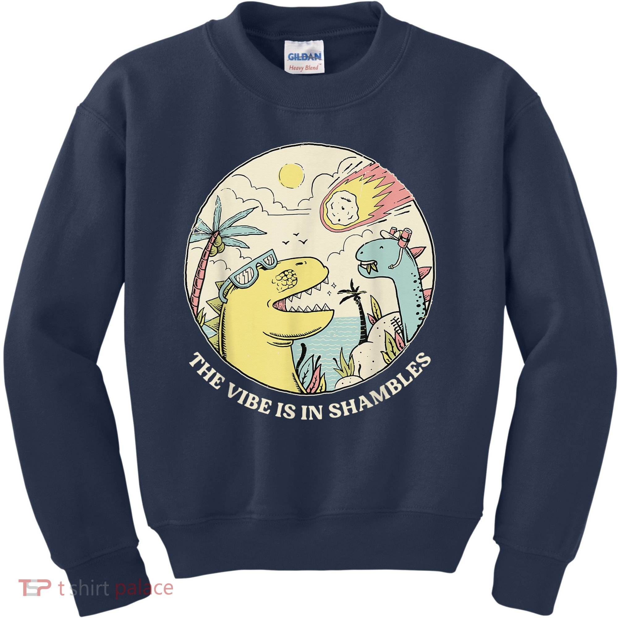 The Vibe Is In Shambles Kids Sweatshirt