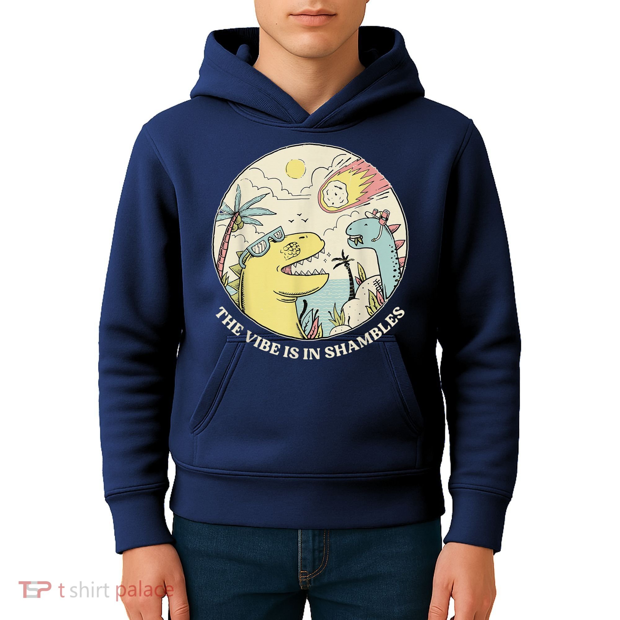 The Vibe Is In Shambles Kids Hoodie
