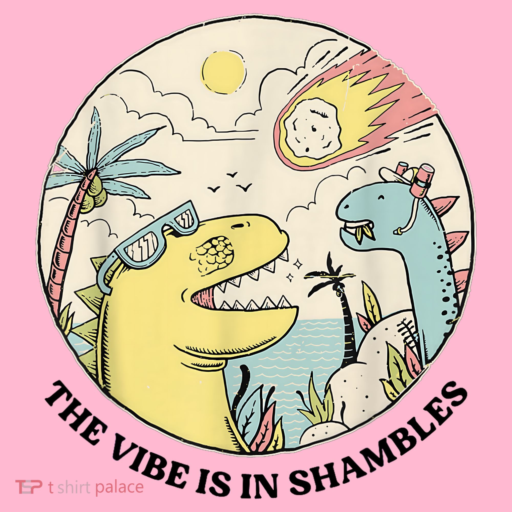 The Vibe Is In Shambles Coaster