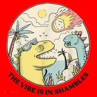 The Vibe Is In Shambles Santa Hat thumb 1