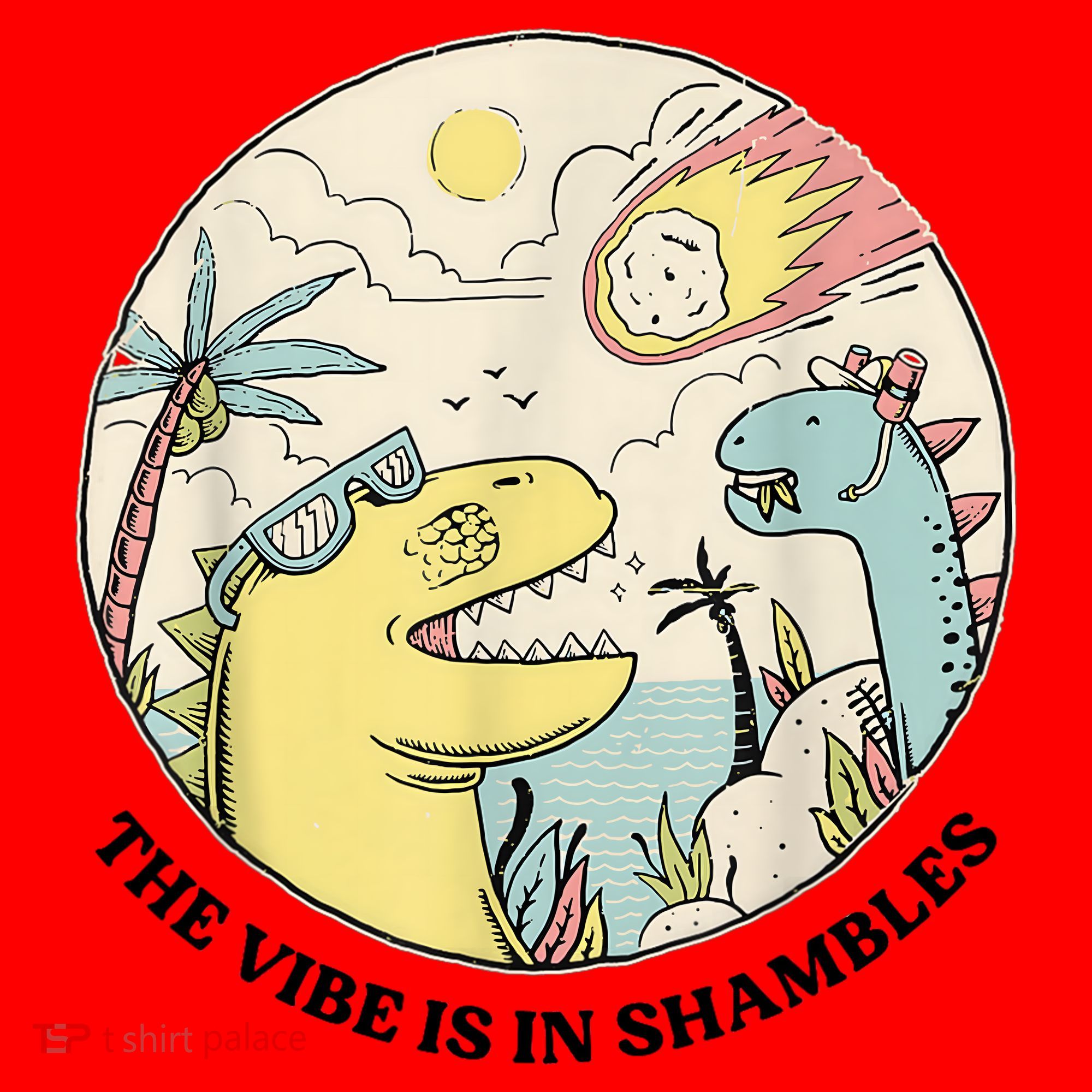 The Vibe Is In Shambles Santa Hat