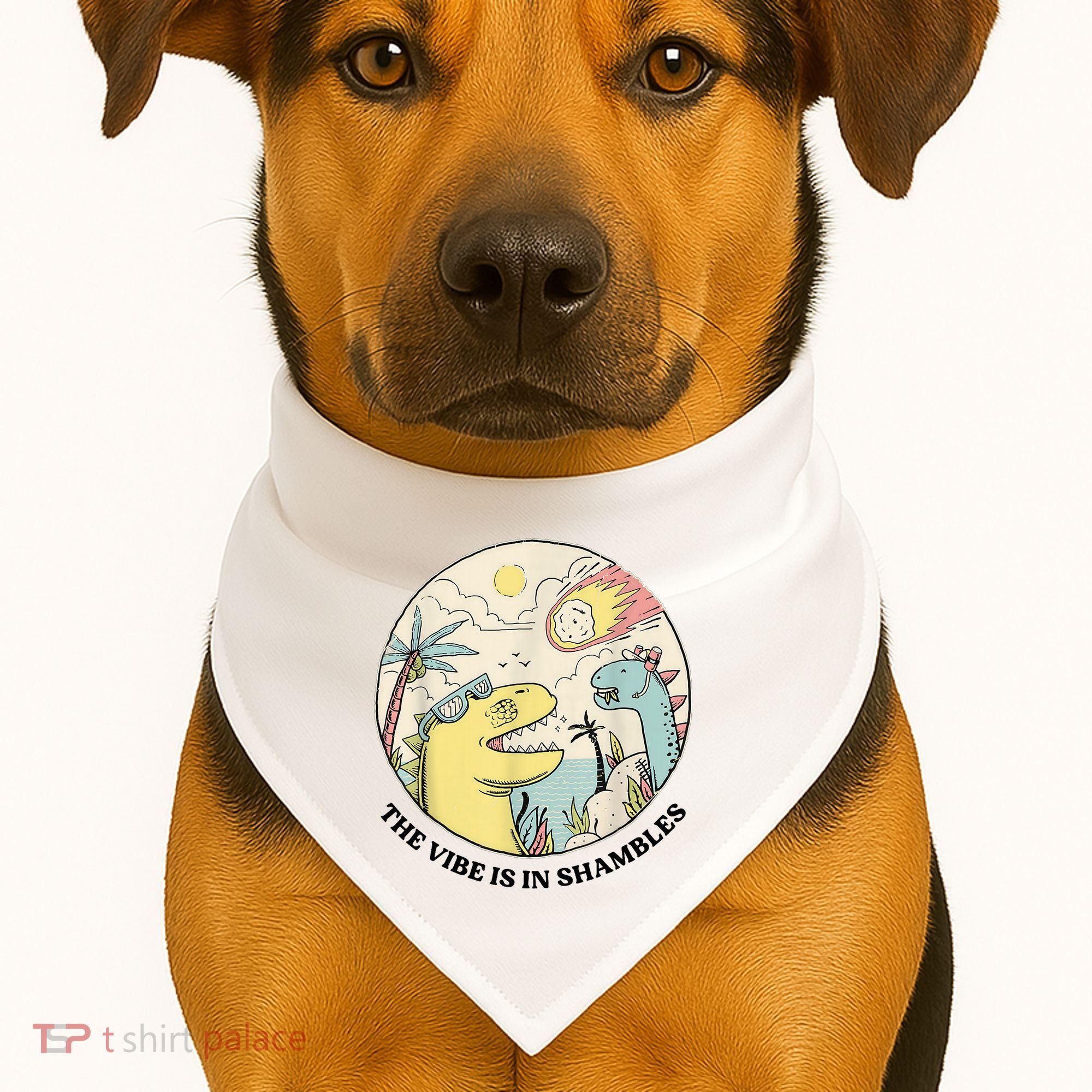 The Vibe Is In Shambles USA-Made Doggie Bandana