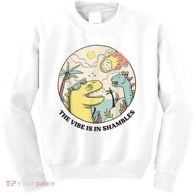 The Vibe Is In Shambles Kids Sweatshirt