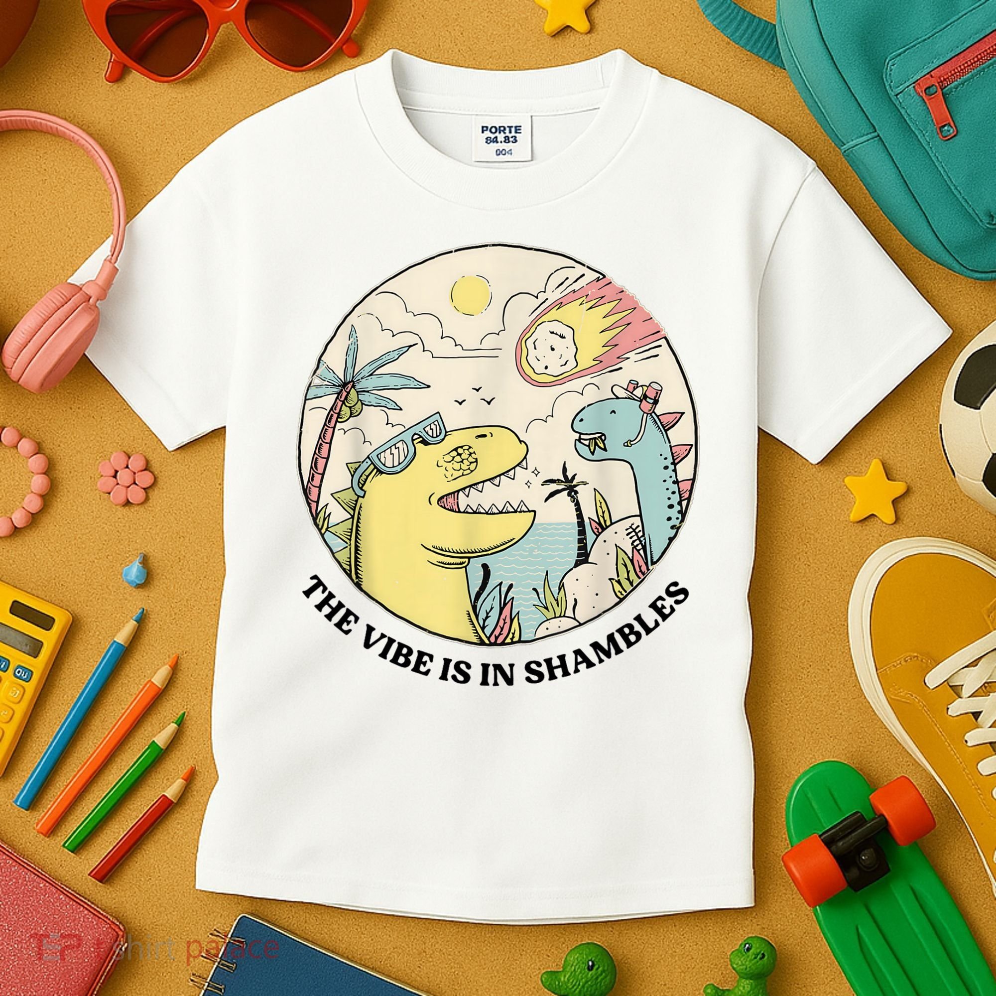 The Vibe Is In Shambles Kids T-Shirt