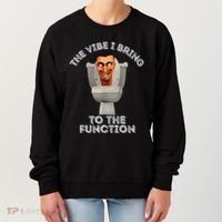 The Vibe I Bring To The Function Meme Skibid.I Toilet Meme Women's Sweatshirt thumb 0