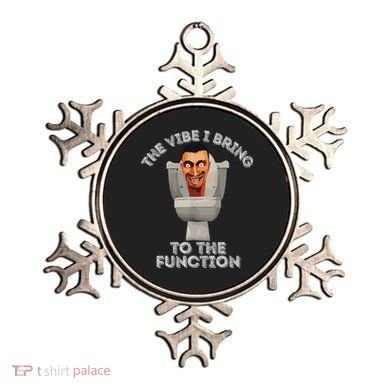 The Vibe I Bring To The Function Meme Skibid.I Toilet Meme Ornament