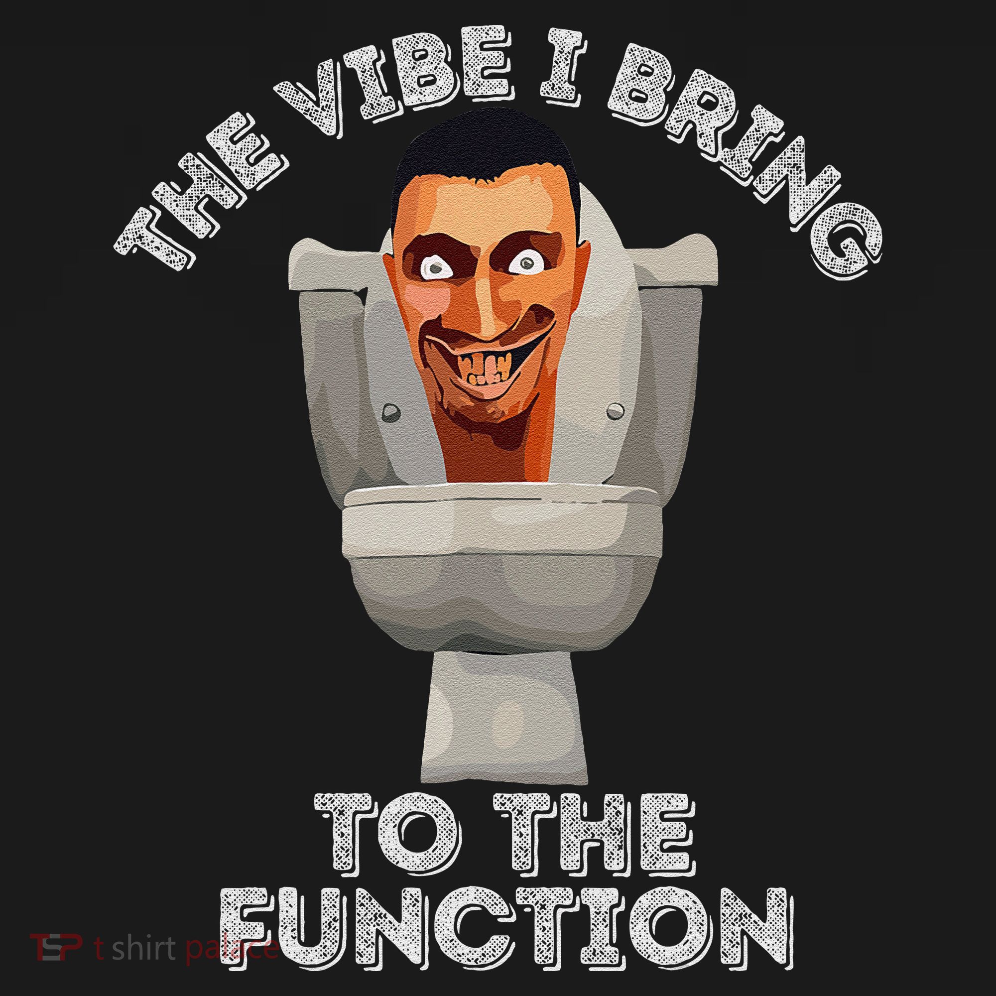 The Vibe I Bring To The Function Meme Skibid.I Toilet Meme Women's Tank Top