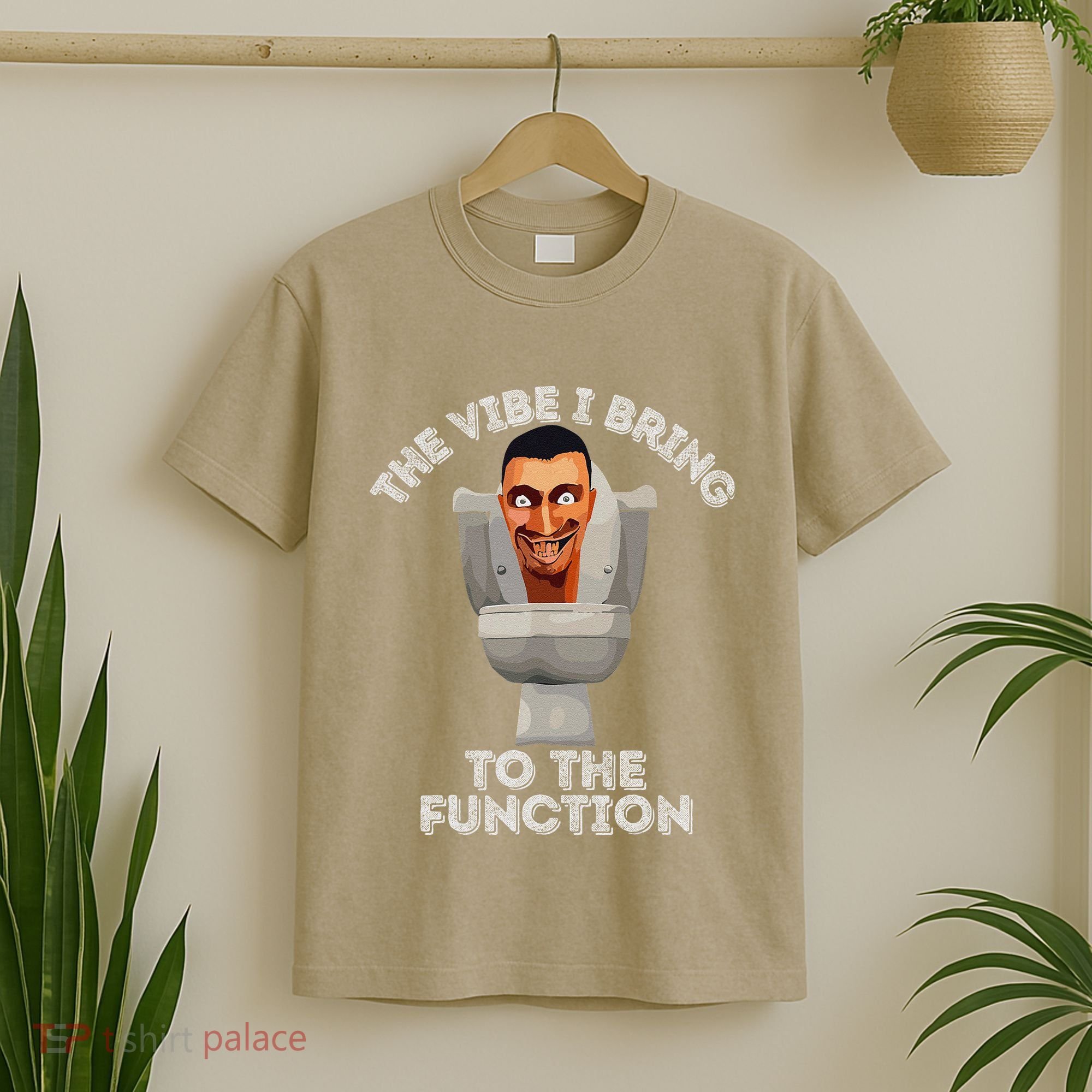 The Vibe I Bring To The Function Meme Skibid.I Toilet Meme T-Shirt