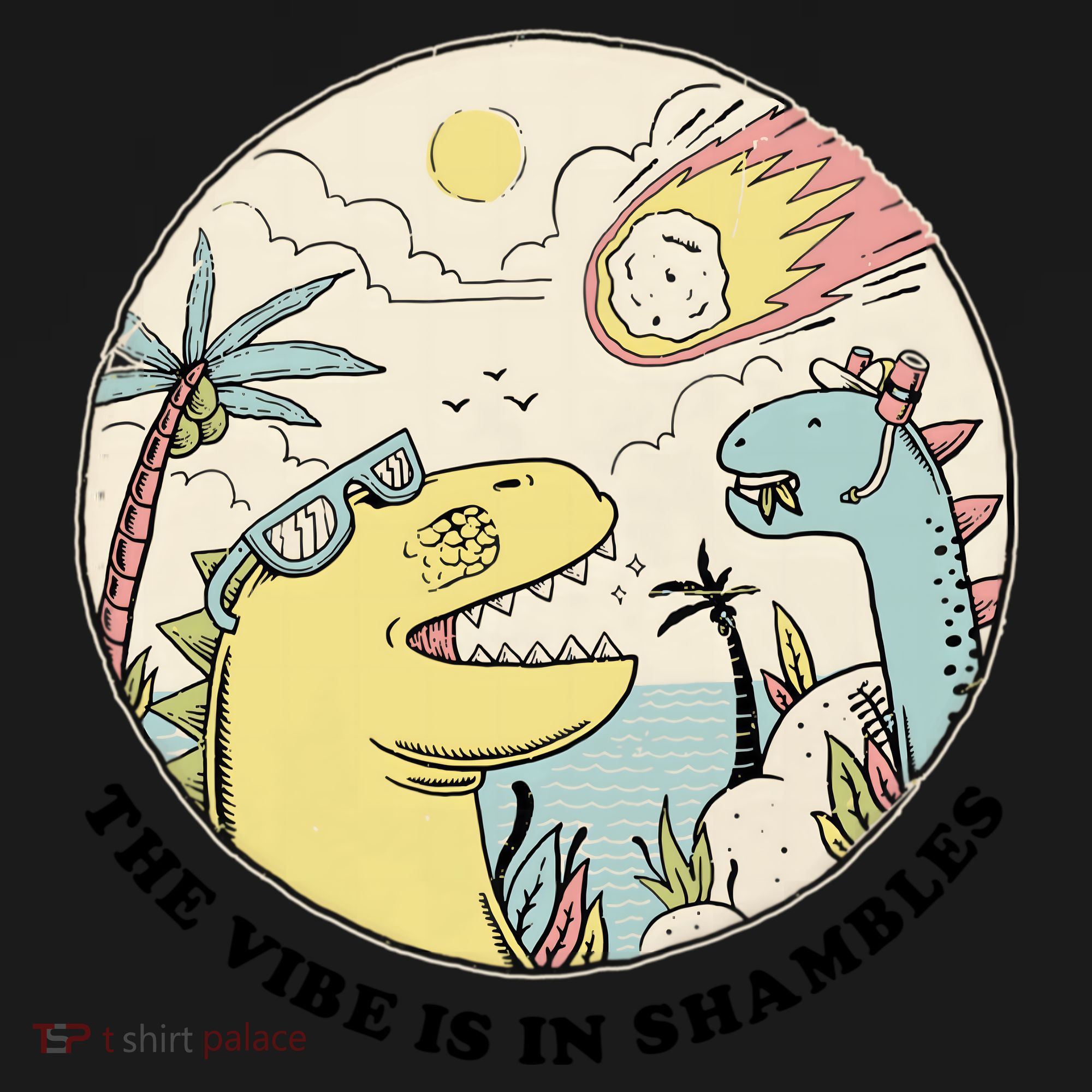 The Vibe Is In Shambles Coaster