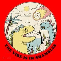 The Vibe Is In Shambles Santa Hat thumb 1