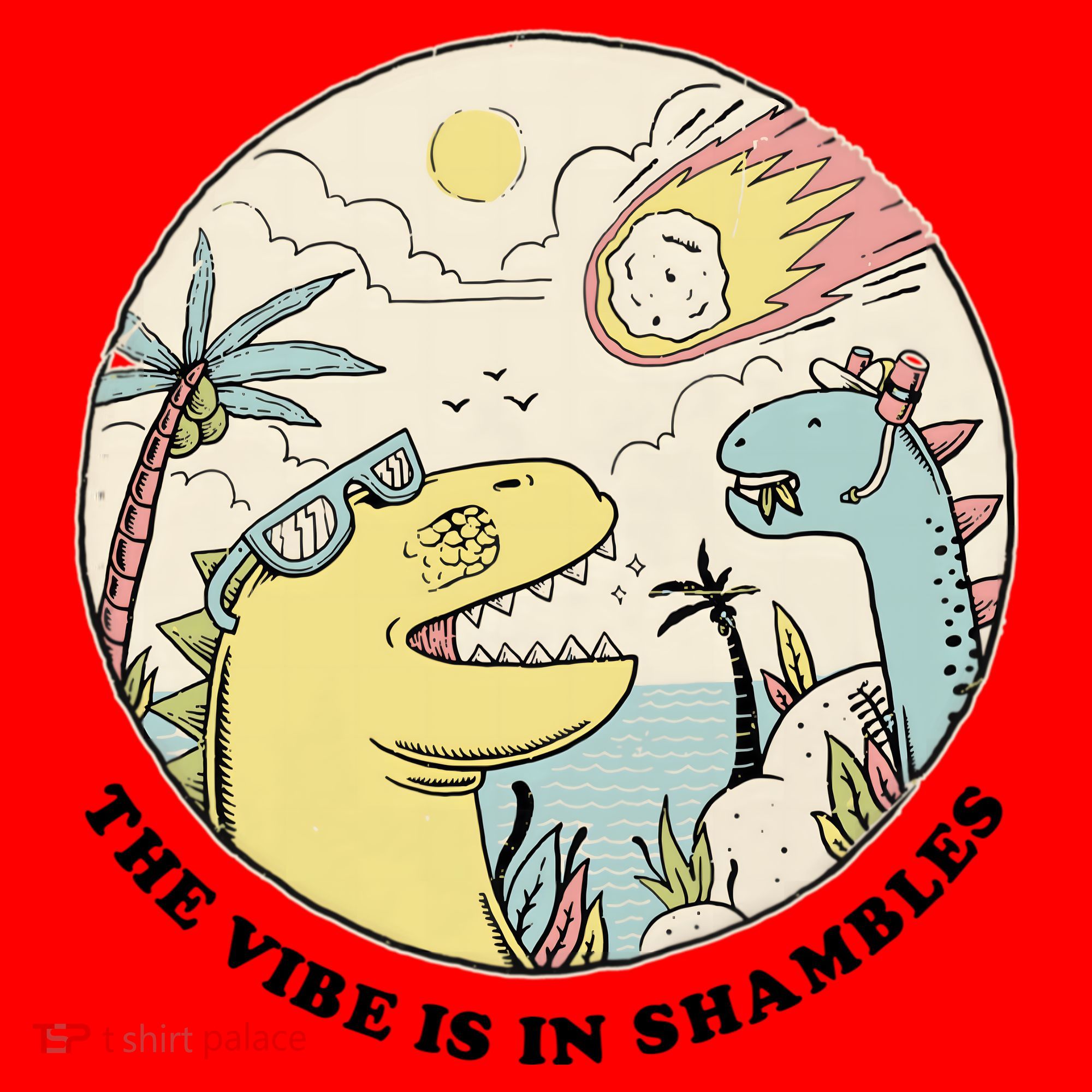 The Vibe Is In Shambles Santa Hat