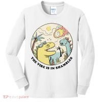 The Vibe Is In Shambles Kids Long Sleeve Shirt thumb 0
