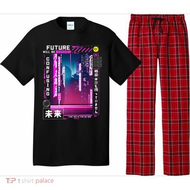 Tokyo Vaporwave In Japanese Retro Vibes Aesthetic Pajama Set