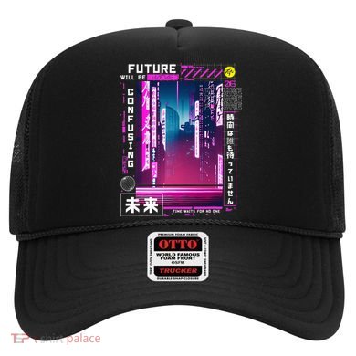 Tokyo Vaporwave In Japanese Retro Vibes Aesthetic Hat