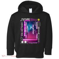 Tokyo Vaporwave In Japanese Retro Vibes Aesthetic Toddler Hoodie thumb 0