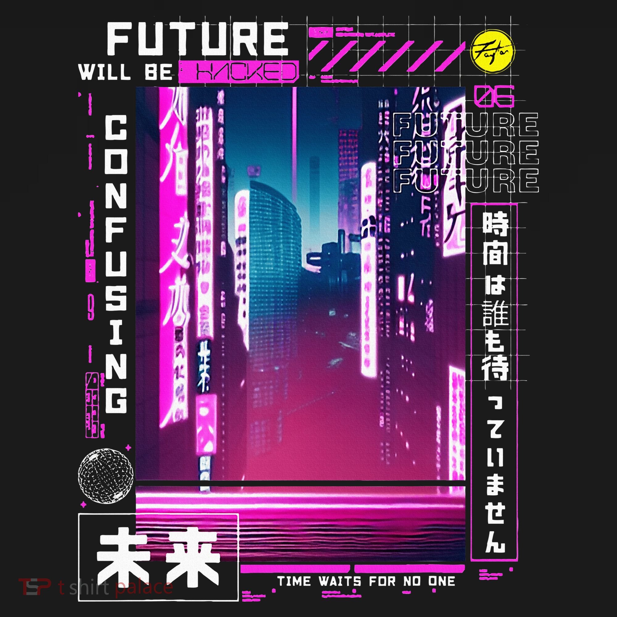 Tokyo Vaporwave In Japanese Retro Vibes Aesthetic Toddler Hoodie