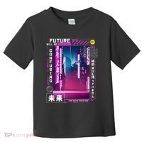 Tokyo Vaporwave In Japanese Retro Vibes Aesthetic Toddler T-Shirt thumb 0