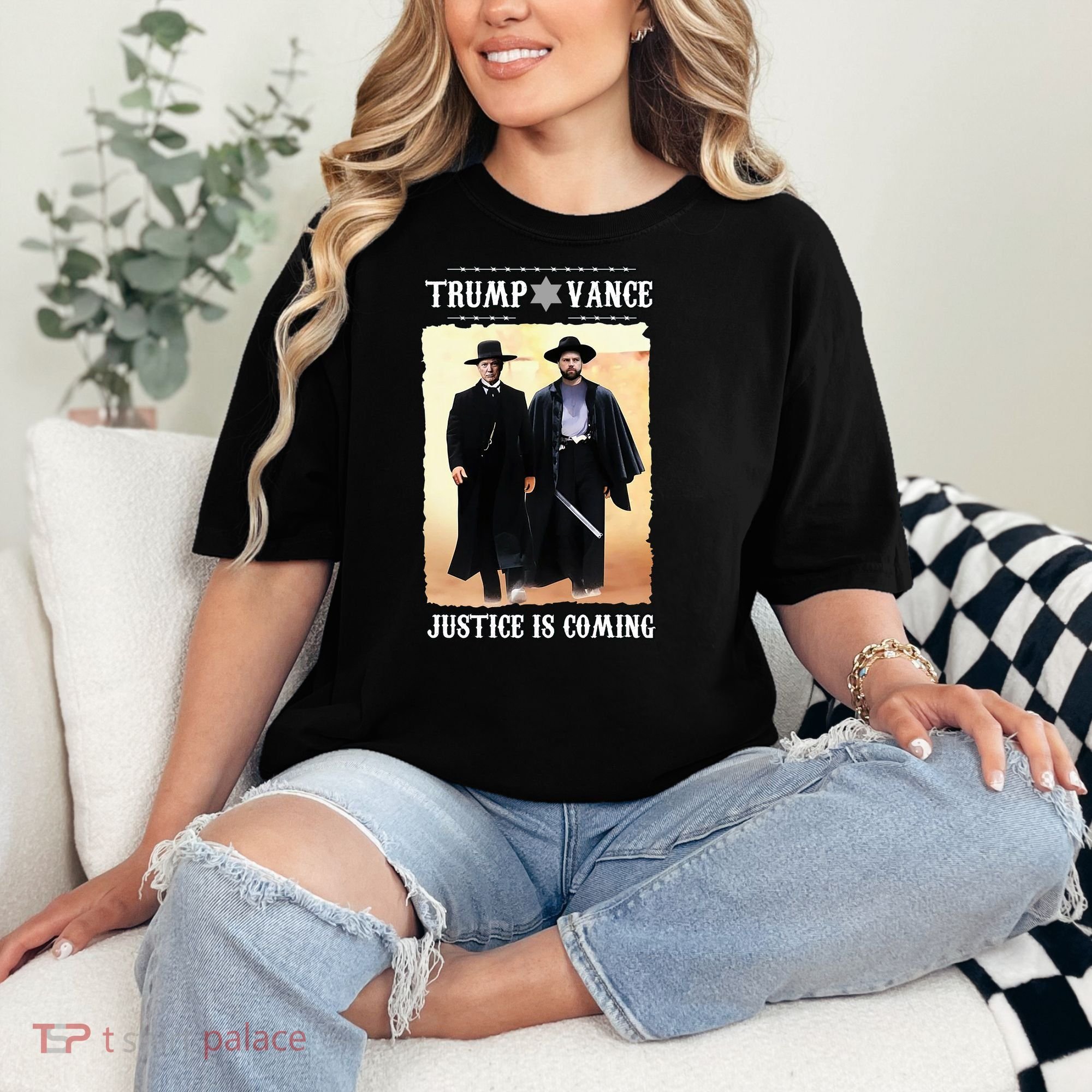 Trump Vance Justice Is Coming Comfort Colors T-Shirt