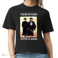 Trump Vance Justice Is Coming Comfort Colors Boxy T-Shirt thumb 0